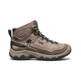 Women's Targhee IV Wide Waterproof Hiking Boot  |  Brindle/Nostalgia Rose